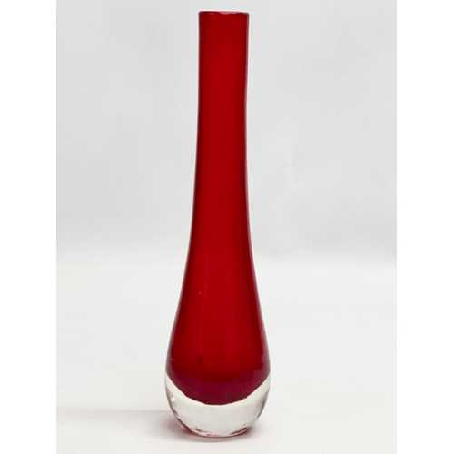 142 - A collection of 20th Century ruby glass.