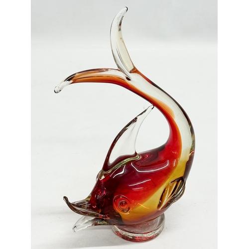 143 - A Venetian Murano Glass fish. 13x22cm