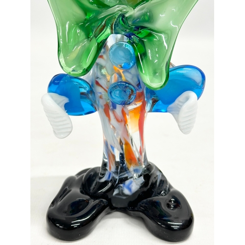 437 - A Mid 20th Century Venetian Murano Glass clown. 21cm