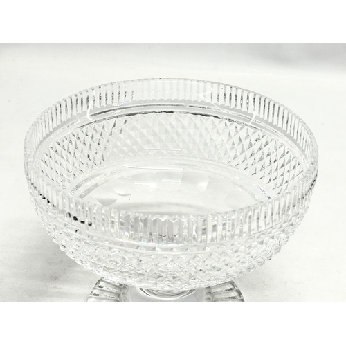 171 - A Waterford Crystal ‘Castletown’ footed centrepiece bowl. 18.5x14.5cm.