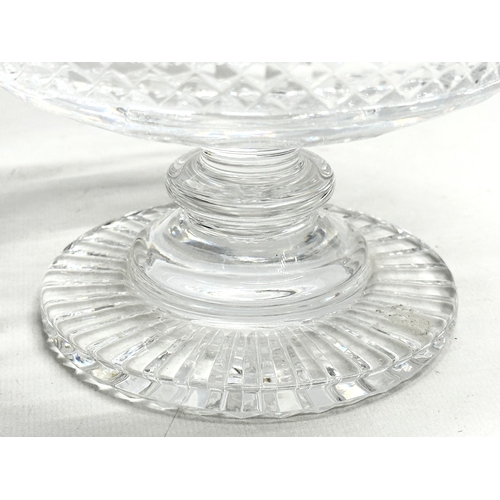 171 - A Waterford Crystal ‘Castletown’ footed centrepiece bowl. 18.5x14.5cm.