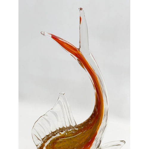 153 - A large Murano Glass fish. 43cm