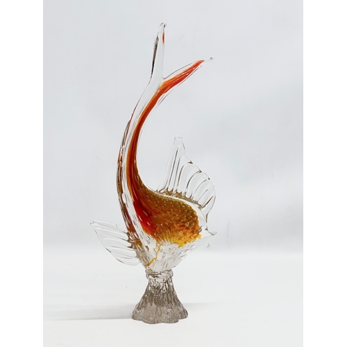 153 - A large Murano Glass fish. 43cm