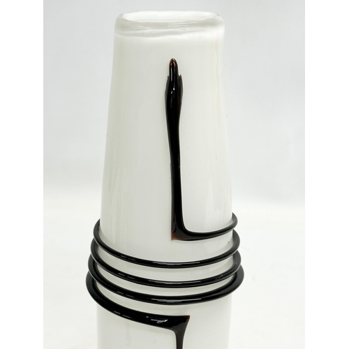 154 - Jerzy Sluczan-Orkusz. A 20th Century Polish glass ‘Snake’ vase, designed by Jerzy Sluczan-Orkusz. 29... 