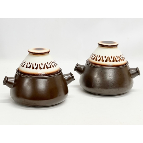 221 - Goebel Pottery. A 4 piece West German Mid Century ‘Rhone’ dinner/coffee service, by Goebel Pottery. ... 