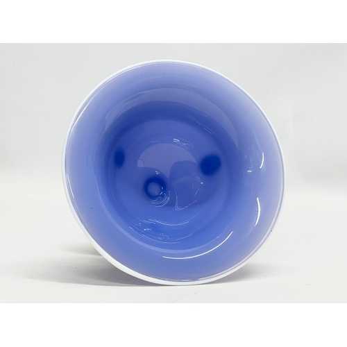 59 - Michael Powolny For Loetz. An Early 20th Century ‘Tango’ glass footed bowl. 17x10cm.