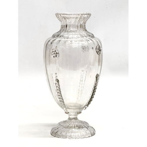 83 - An Early 20th Century iridescent glass vase. 18.5cm.