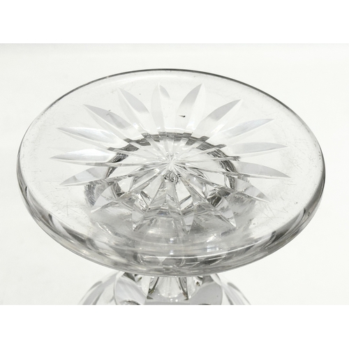 109 - A Mid 19th Century Early Victorian glass celery vase, with scalloped rim. Circa 1850-1860. 16.5x26cm... 