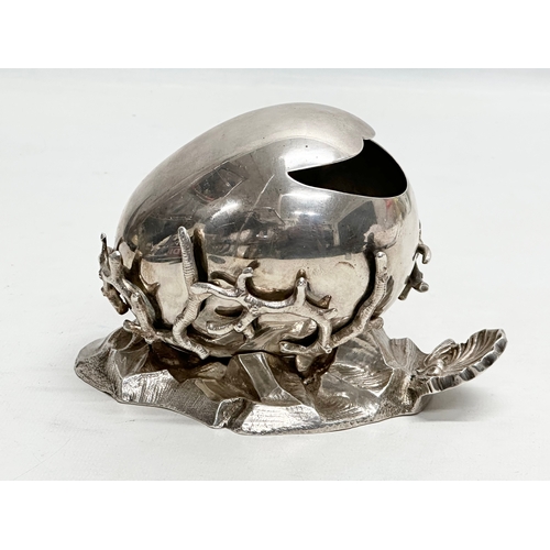 115 - Silber & Fleming Ltd. A 19th Century silver plated spoon warmer. By Silber & Fleming Ltd. Circa 1854... 