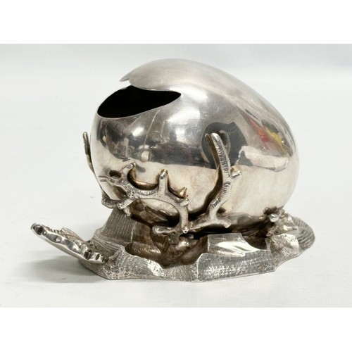 115 - Silber & Fleming Ltd. A 19th Century silver plated spoon warmer. By Silber & Fleming Ltd. Circa 1854... 