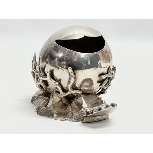 115 - Silber & Fleming Ltd. A 19th Century silver plated spoon warmer. By Silber & Fleming Ltd. Circa 1854... 