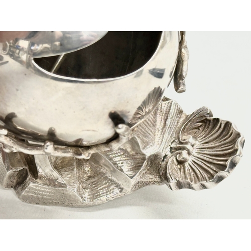 115 - Silber & Fleming Ltd. A 19th Century silver plated spoon warmer. By Silber & Fleming Ltd. Circa 1854... 