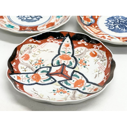 167 - A collection of Late 19th Century Japanese Imari plates. Meiji Period (1868-1912) 28.5cm. 22cm. 21cm... 