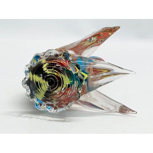 236 - A Murano style glass duck. 23cm.