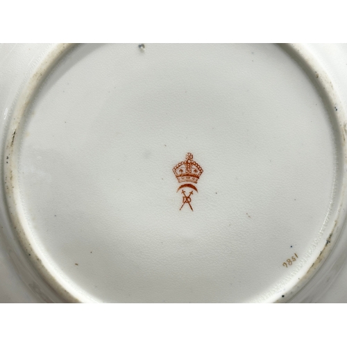 240 - A 32 piece 19th/Early 20th Century Imari pattern tea service. Red Crown and 2 Swords Mark.