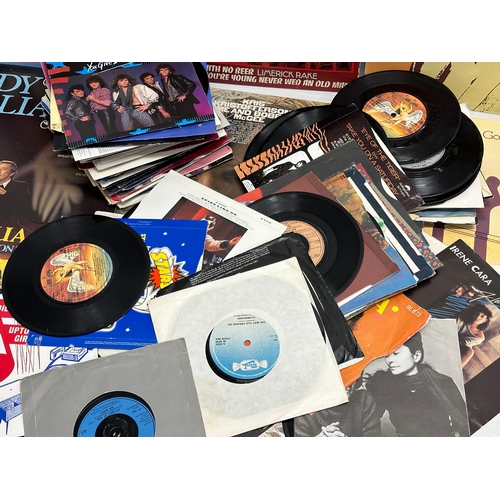 432 - A collection of LP, vinyl records, 45’s singles.