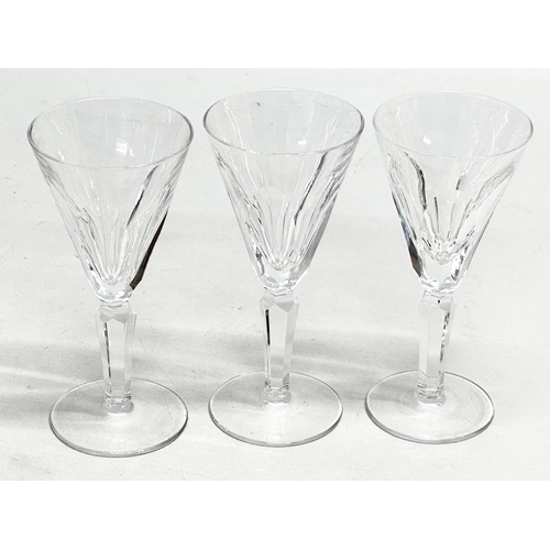 283 - 4 Waterford Crystal port glasses. 3 Waterford ‘Sheila’ port glasses 14cm. A Waterford ‘Eileen’ port ... 