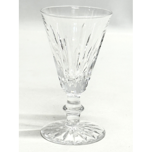 283 - 4 Waterford Crystal port glasses. 3 Waterford ‘Sheila’ port glasses 14cm. A Waterford ‘Eileen’ port ... 