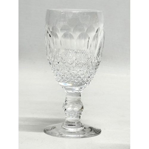 281 - A set of 6 Waterford Crystal ‘Colleen’ port glasses. 11cm.