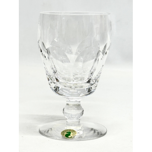 284 - Waterford Crystal ‘Kathleen’ drinking glasses. A pair of Waterford ‘Kathleen’ 10oz goblet 8x13cm. A ... 