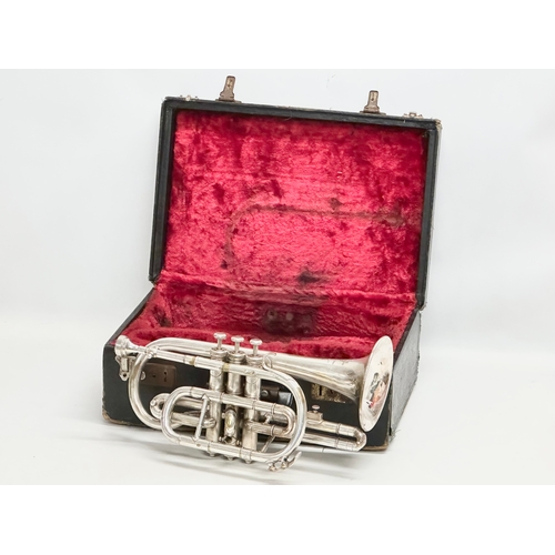 430 - A Boosey & Hawkes LTD cornet.