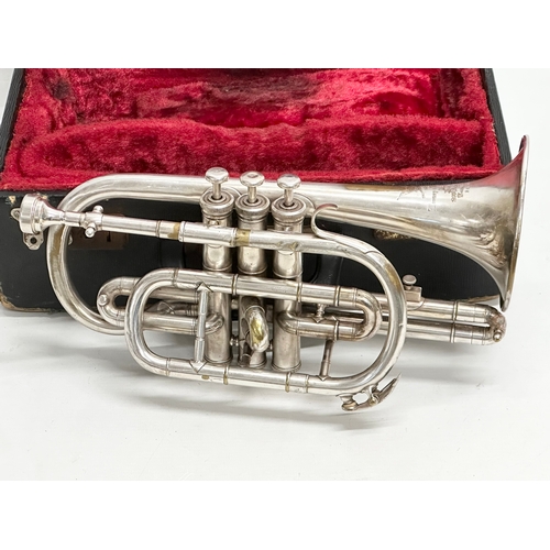 430 - A Boosey & Hawkes LTD cornet.