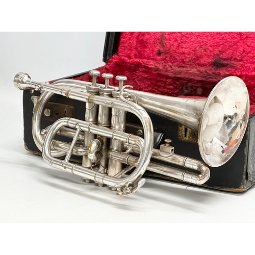 430 - A Boosey & Hawkes LTD cornet.