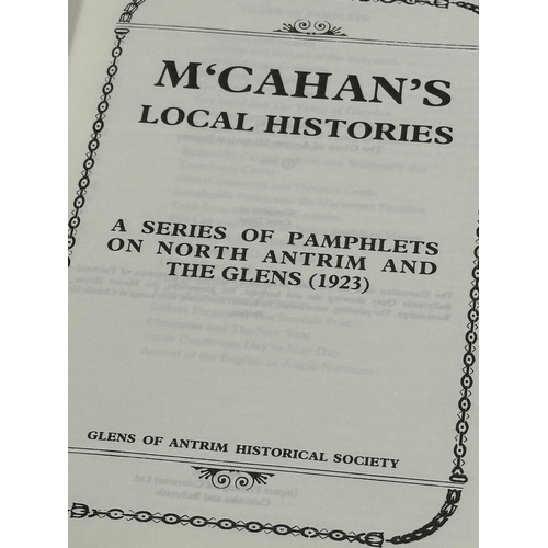 316 - McCahan’s Local History. A Series of Pamphlets on North Antrim and The Glens. Historical Society. 19... 