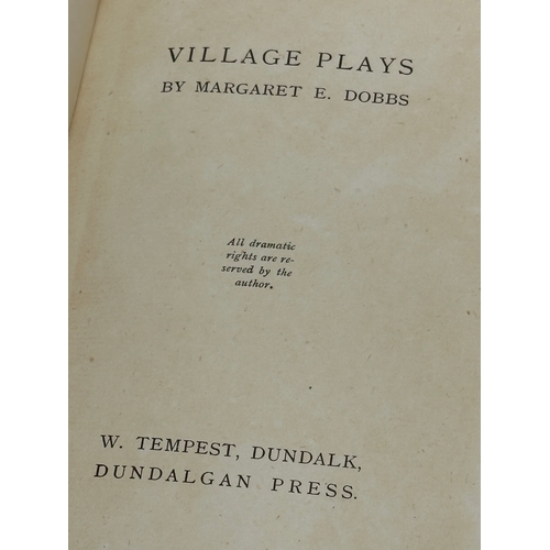 318 - Four Plays from County Antrim. By Margaret E. Dobbs. Signed by author.