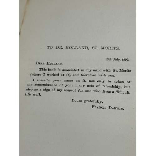 321 - 2 volumes on Charles Darwin. Darwinism by Alfred Russel Wallace. Life of Charles Darwin by his son F... 