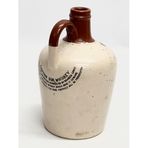 434 - John Locke & Co LTD. A Locke’s Kilbeggan Irish Whiskey stoneware flagon/jug. 20cm