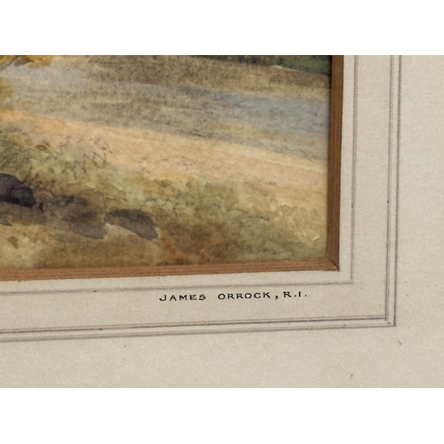 295I - James Orrock (1829-1913). Watercolour drawing. Bradgate Park, Leicestershire. 48x32cm. Frame 69x54cm