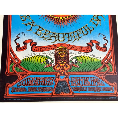 481 - A 2nd print Grateful Dead Aoxomoxoa Hawaii Concert Poster. 31x51cm.