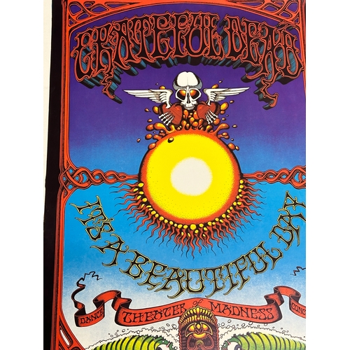 481 - A 2nd print Grateful Dead Aoxomoxoa Hawaii Concert Poster. 31x51cm.