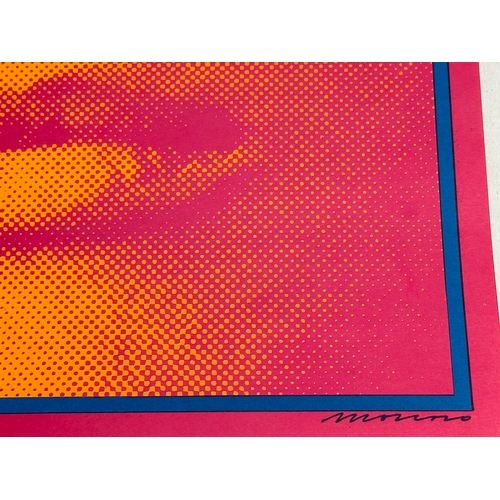 483 - A 1st Print Neon Rose #12 The Chamber Brothers at The Matrix Victor Moscoso Poster. 36x51cm.