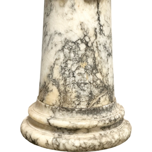 10A - A large Victorian marble stand. 37x100cm