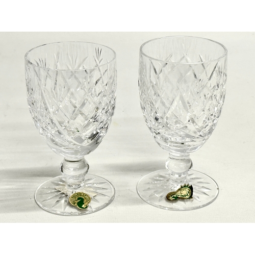 77 - 8 Waterford Crystal drinking glasses.