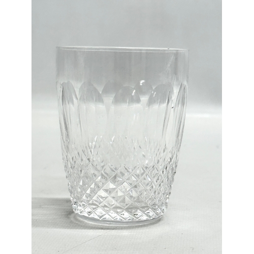 75 - A set of 6 Waterford Crystal ‘Colleen’ whiskey glasses. 6.5x9cm