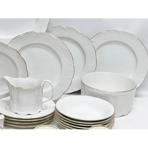 61 - A 47 piece Rosenthal Group “Classic Rose” dinner service.