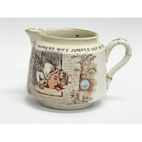 62 - An 11 piece Late 19th Century Whittaker & Co ‘Nursery Rhymes’ tea service. Hanley. Circa 1888.