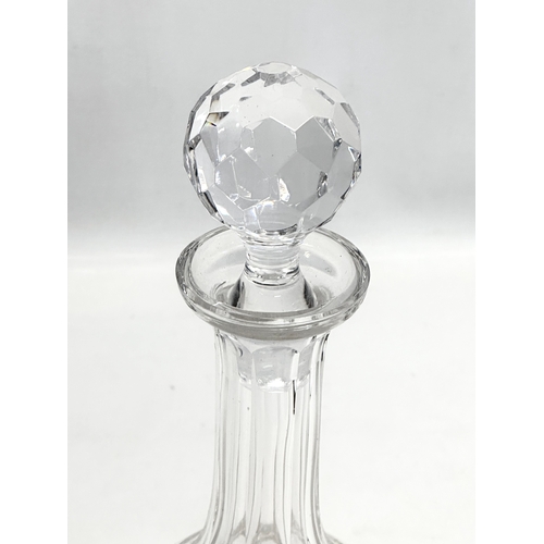 82 - A Waterford Crystal “Kylemore” decanter. 31cm