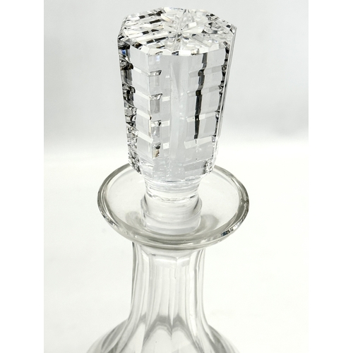 83 - A Waterford Crystal “Lismore” decanter. 33cm