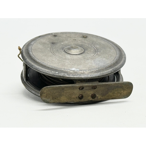 107 - An Early 20th Century Hardy Bros LTD “Uniqua” fly fishing reel.