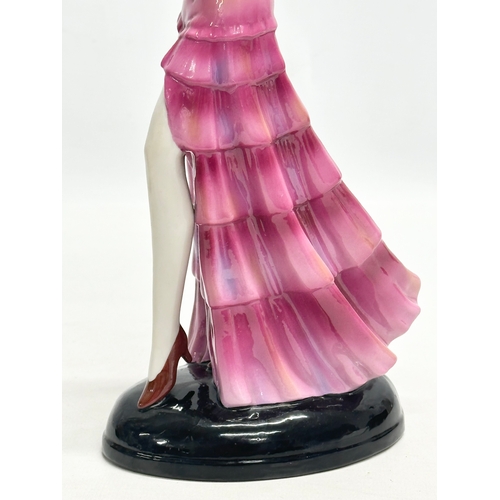 137 - Fasold & Stauch. A 1930’s Art Deco dancer figurine by Fasold & Stauch, Bock Wallendorf Germany. 31cm... 