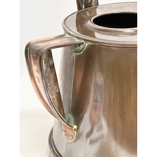 140 - Orme Evans & Co. An Early 20th Century copper hot water jug. Circa 1915. 32x29x24cm.