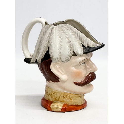 147 - A Late 19th/Early 20th Century “Lord Kitchener” character jug. 17x12x18cm.