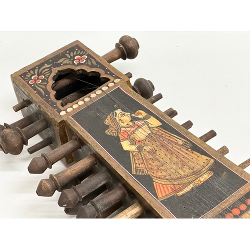 33 - A Mid/Late 19th Century Indian sindhi sarangi/sarangiya langa. West Rajasthan. 57cm