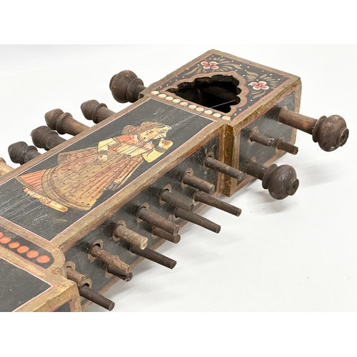 33 - A Mid/Late 19th Century Indian sindhi sarangi/sarangiya langa. West Rajasthan. 57cm