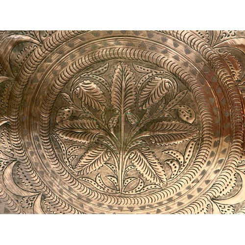 171 - A very large Late 19th/Early 20th Century Moroccan copper tray. 67cm