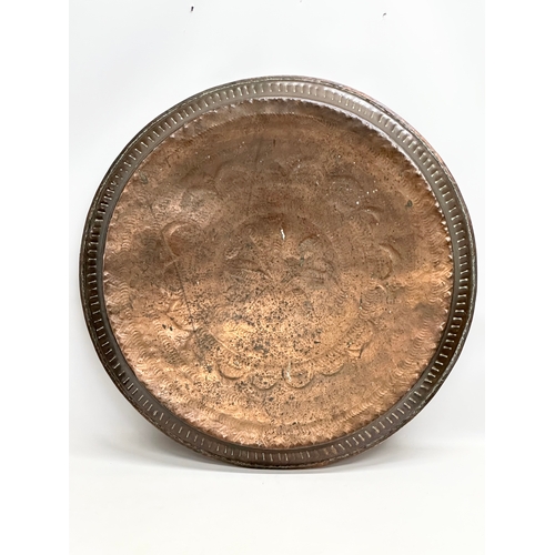 171 - A very large Late 19th/Early 20th Century Moroccan copper tray. 67cm